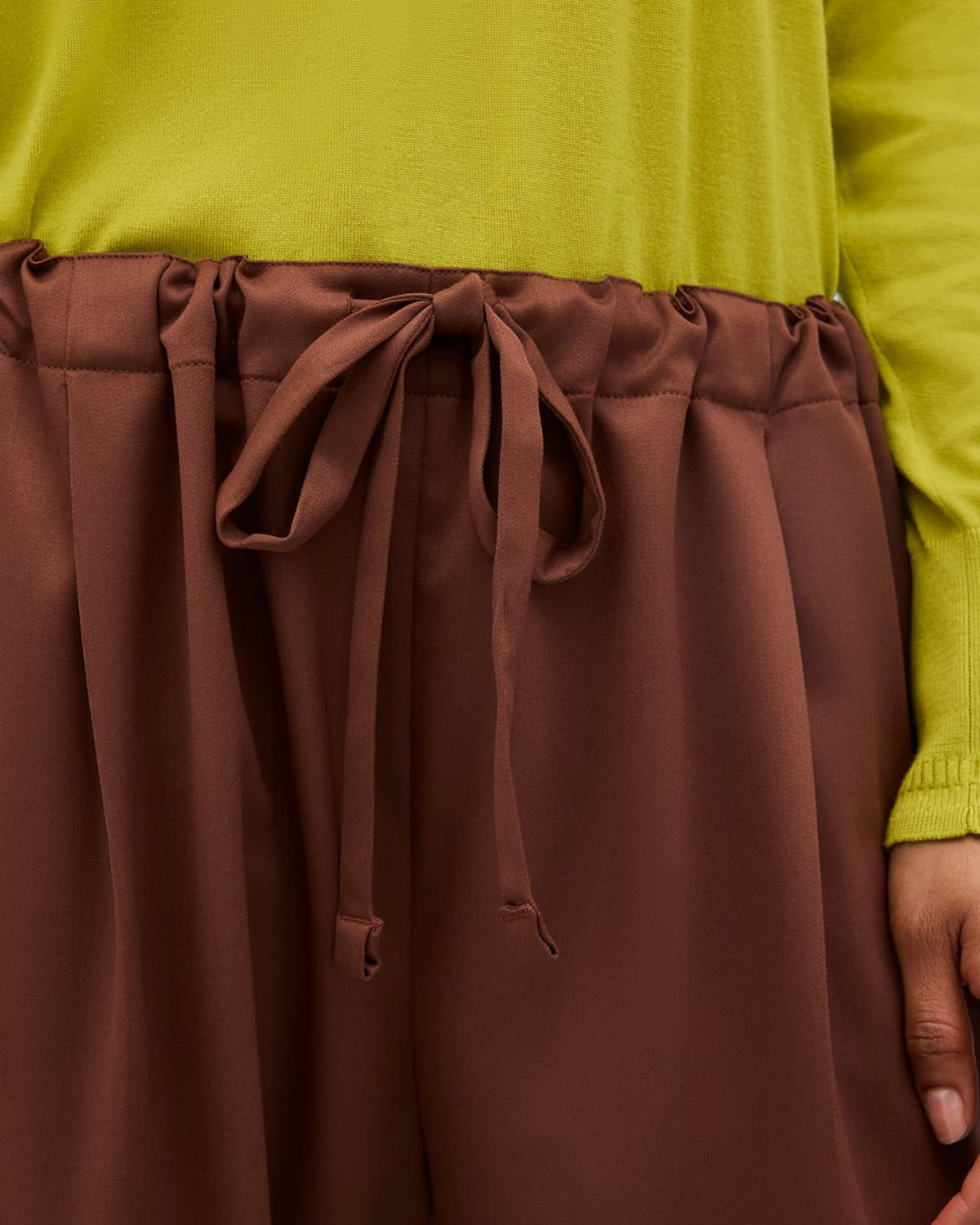 Wool Drawcord Pant