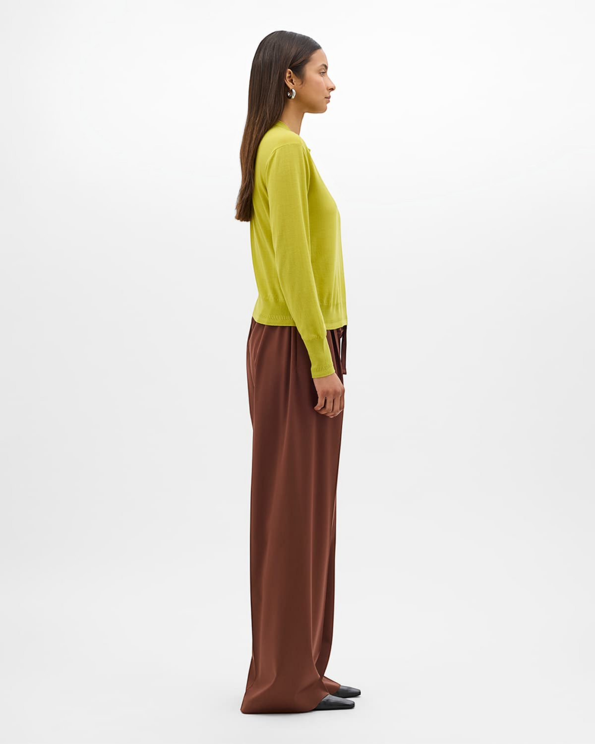 Wool Drawcord Pant