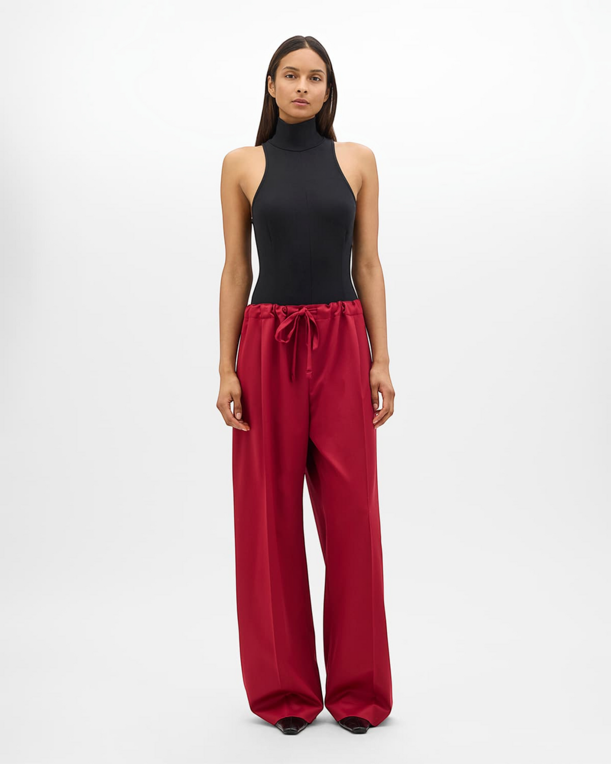 Wool Drawcord Pant
