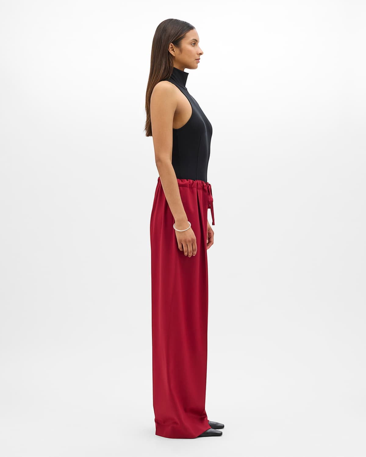 Wool Drawcord Pant