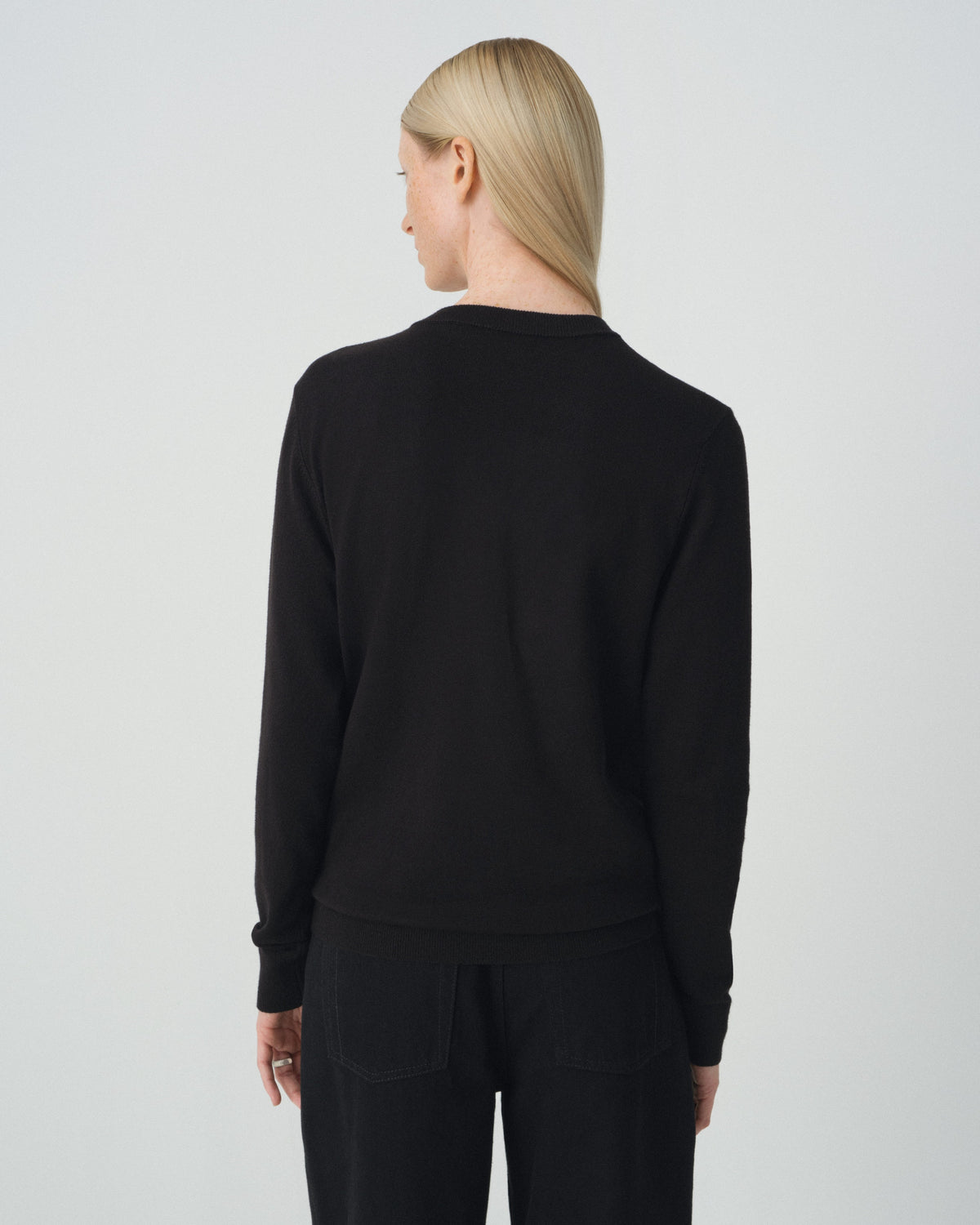 Women's Black Adaptive Magnetic Front Knit Cardigan Sweater by MagnaReady®