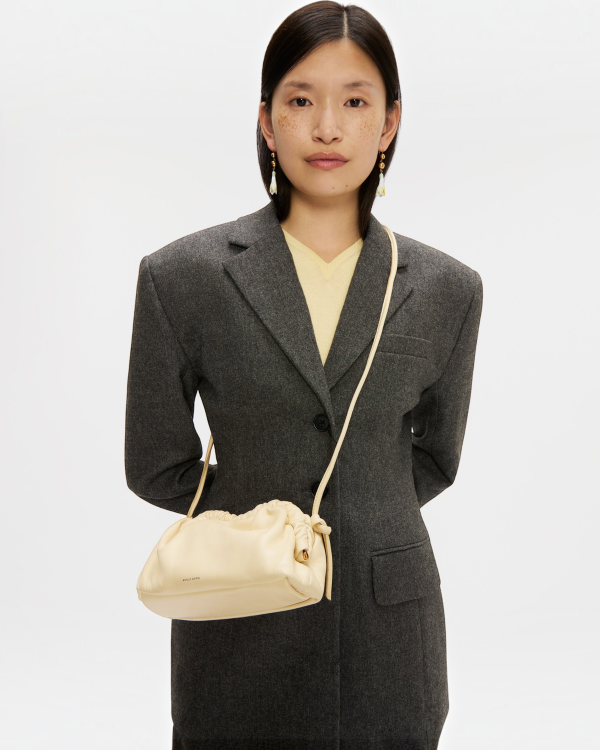Mini Cloud Clutch - Black/Flamma