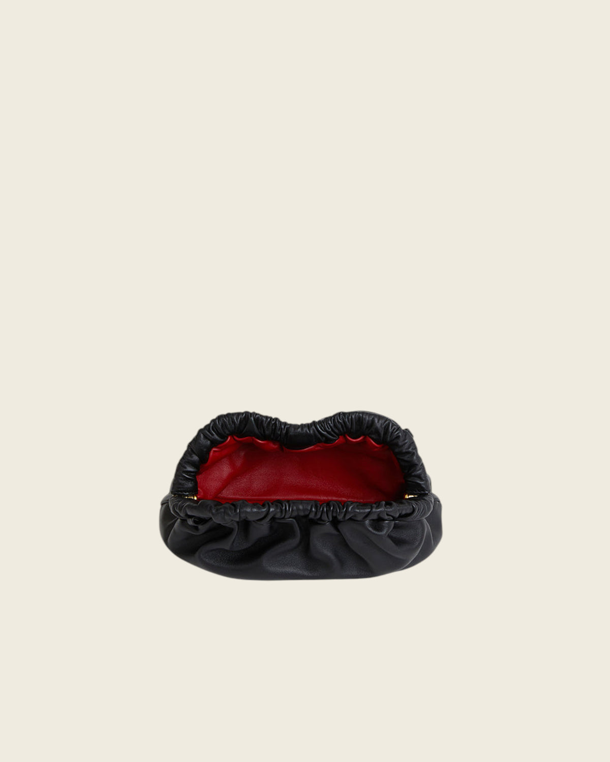 Mini Cloud Clutch - Black/Flamma