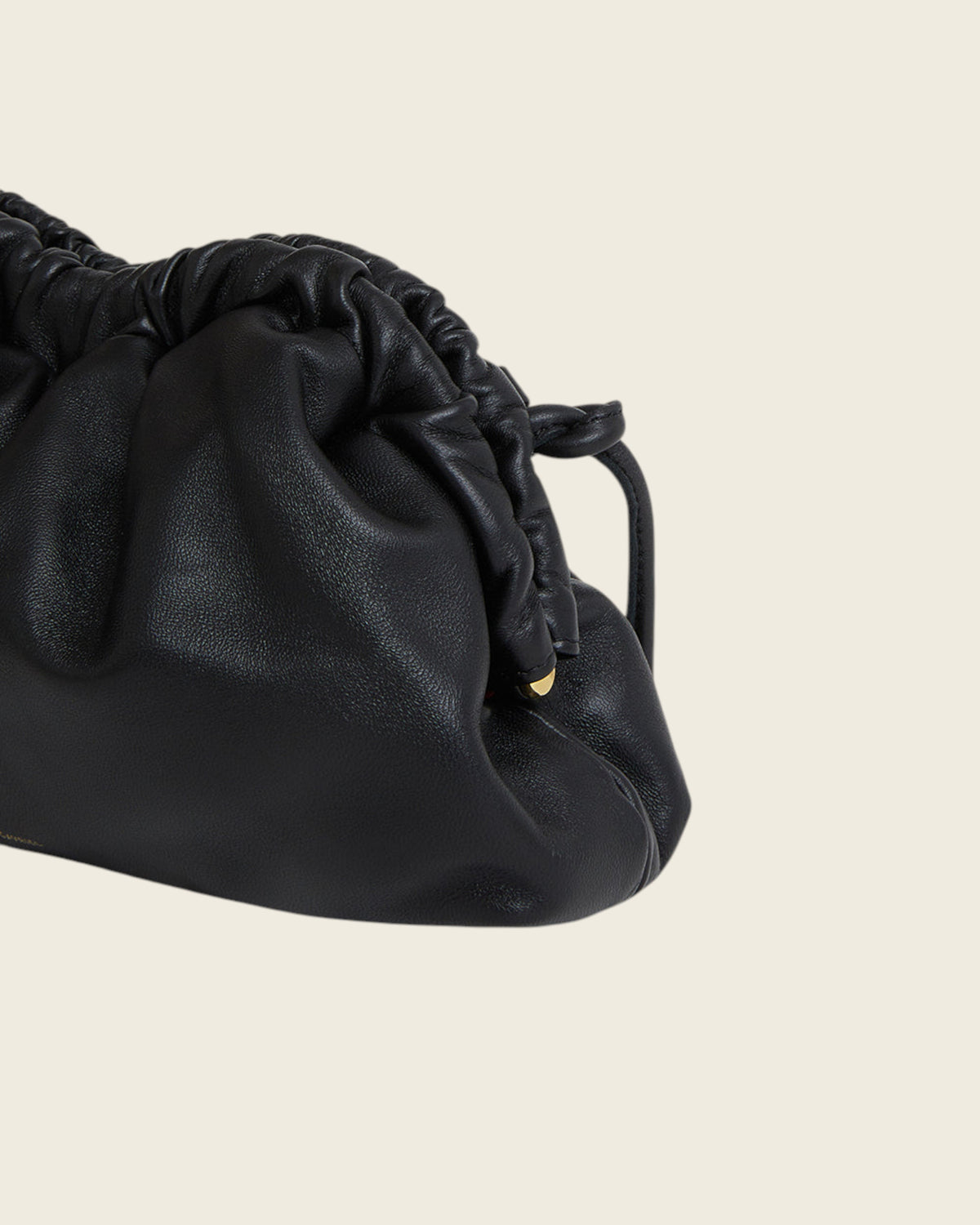 Mini Cloud Clutch - Black/Flamma