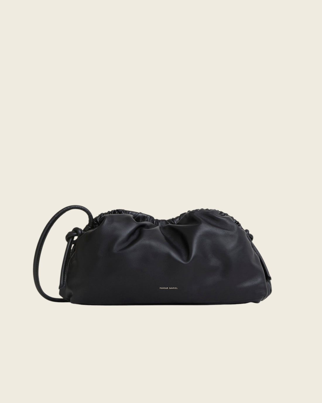Oversized Cloud Clutch - Black/Flamma