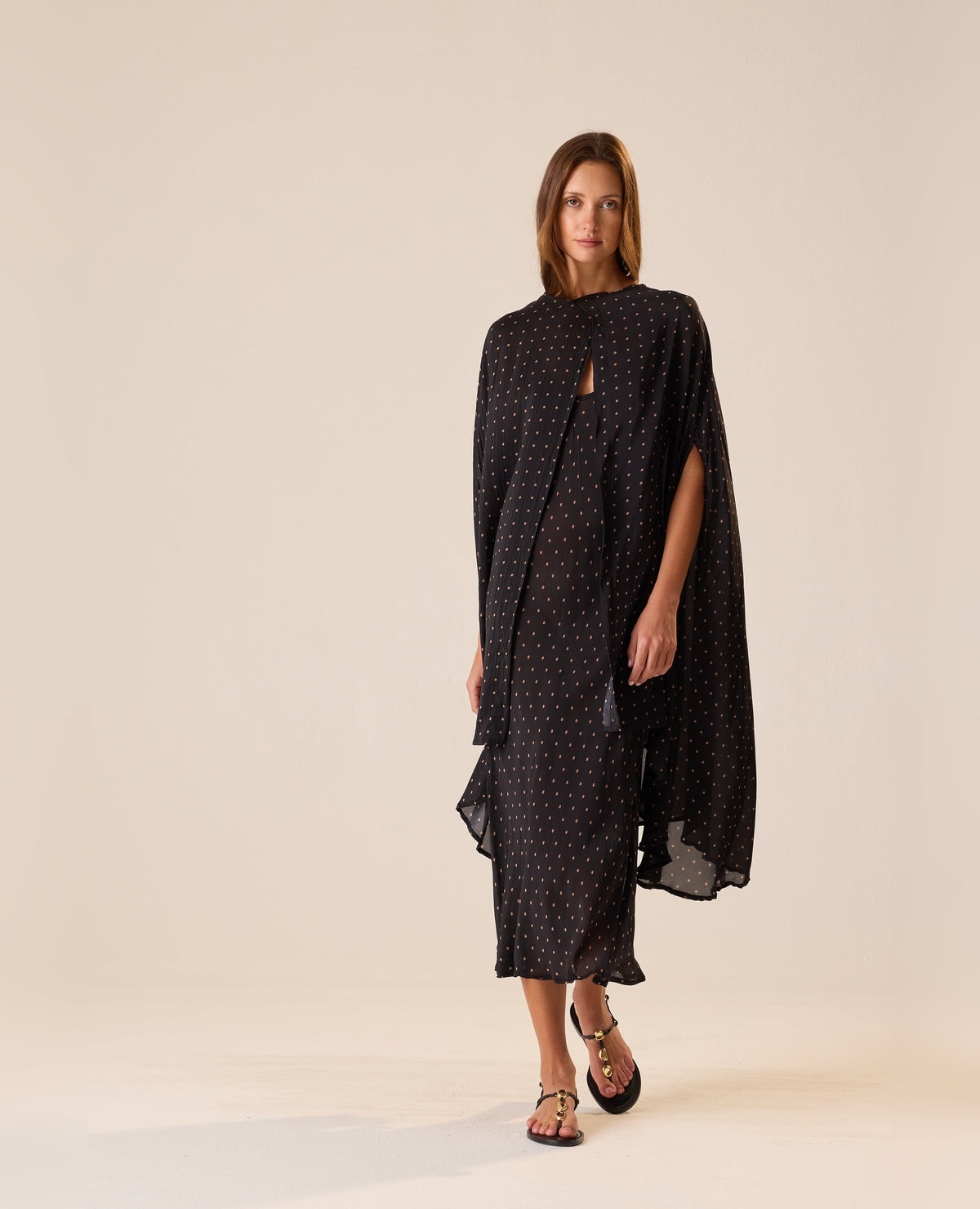 Karis Long Cape