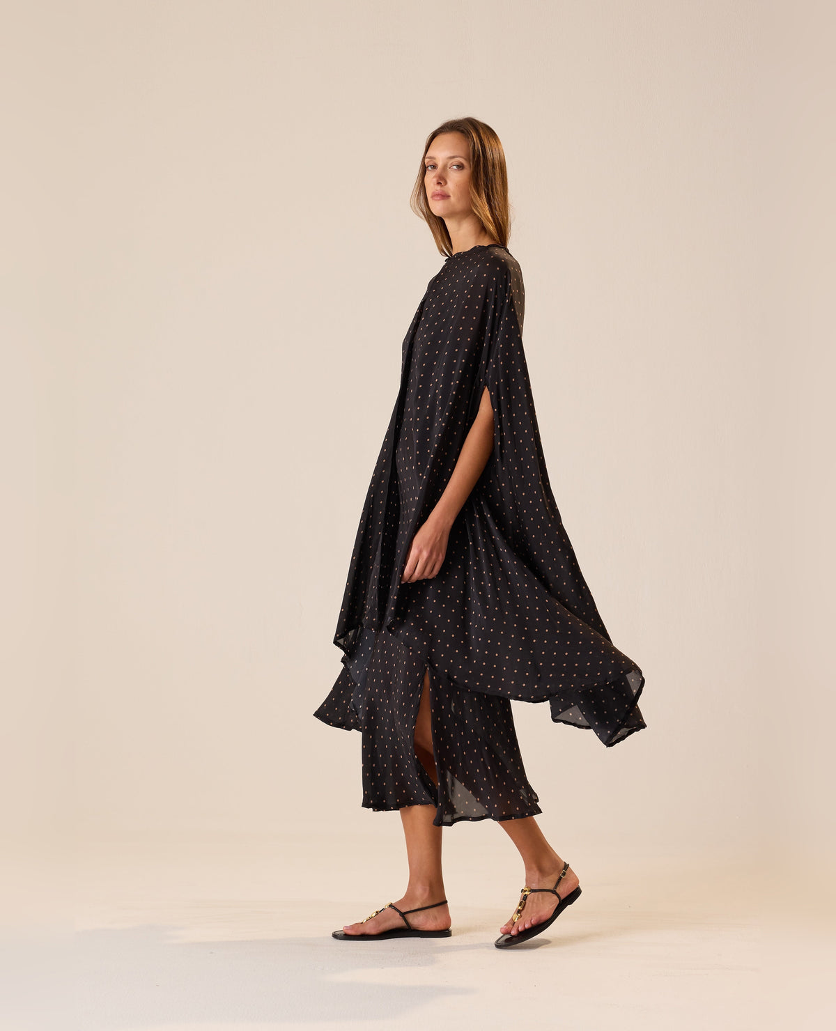 Karis Long Cape