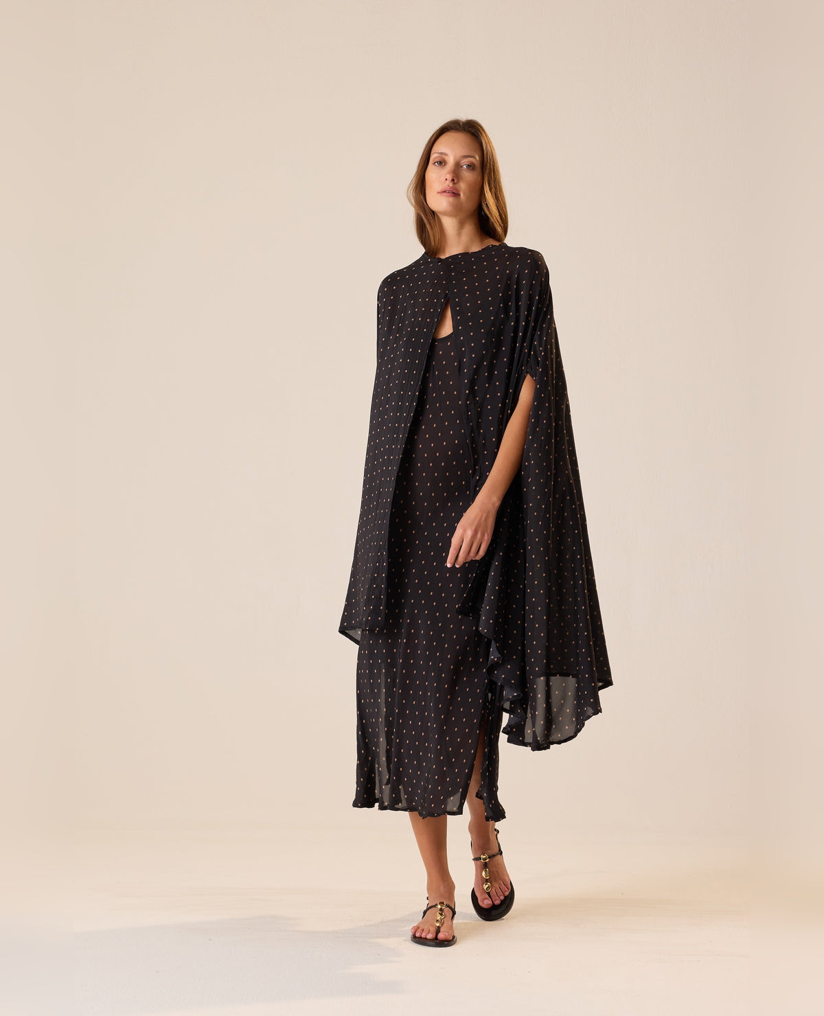 Karis Long Cape