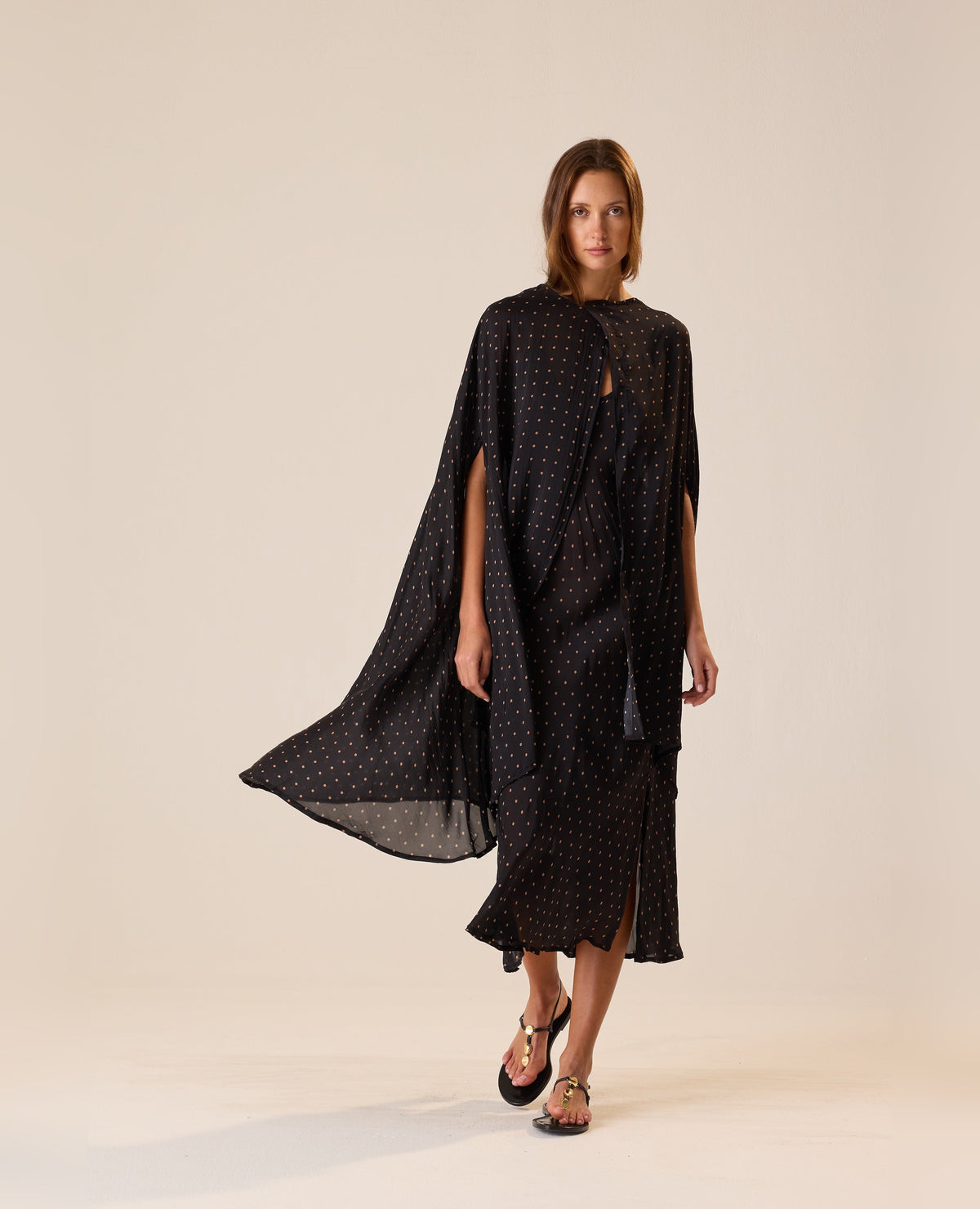 Karis Long Cape