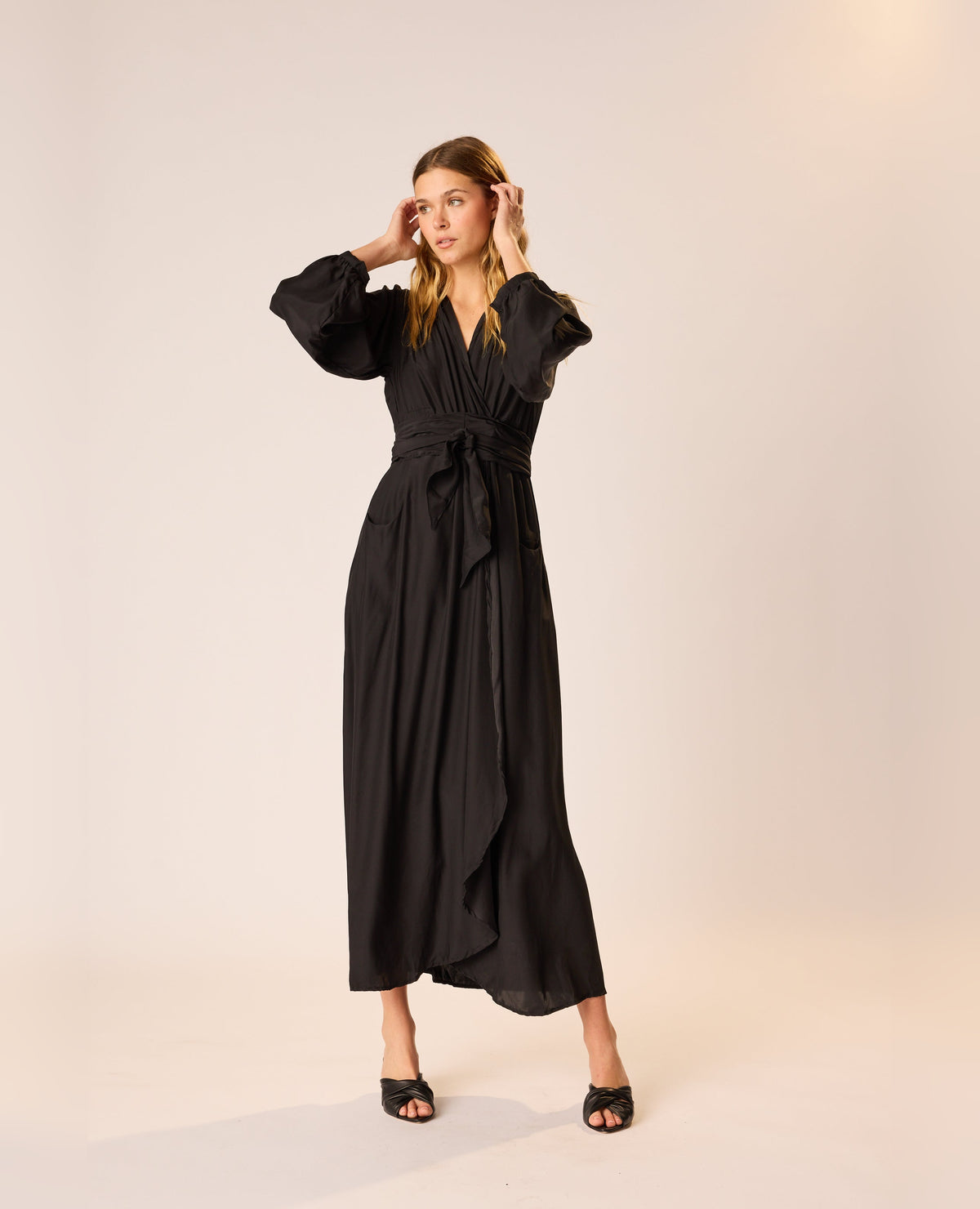 Nico Long Sleeve Maxi with Sash