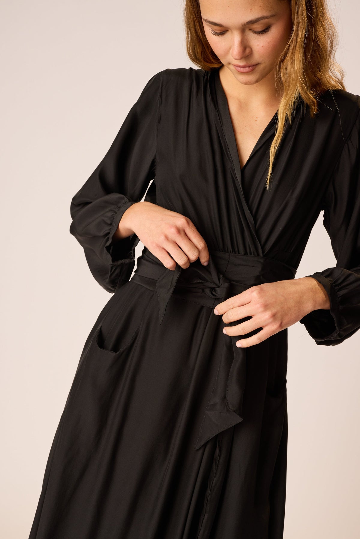 Nico Long Sleeve Maxi with Sash