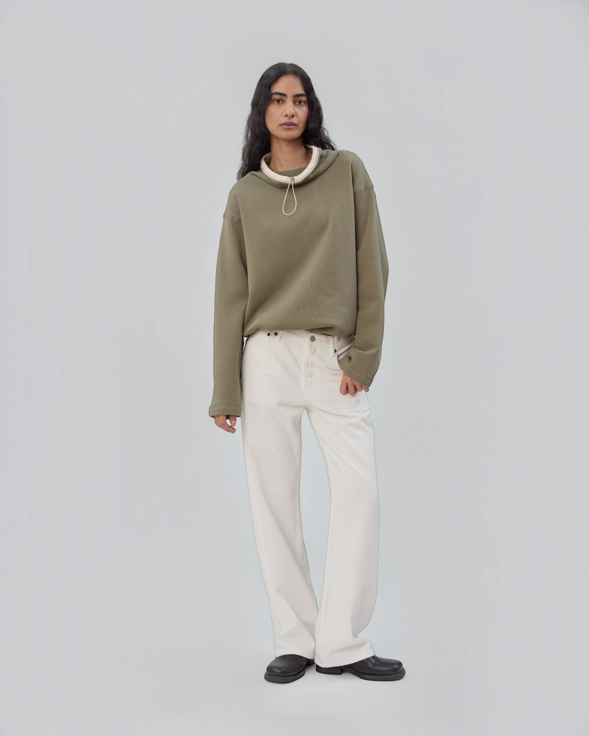 Rec Pullover in Army Green