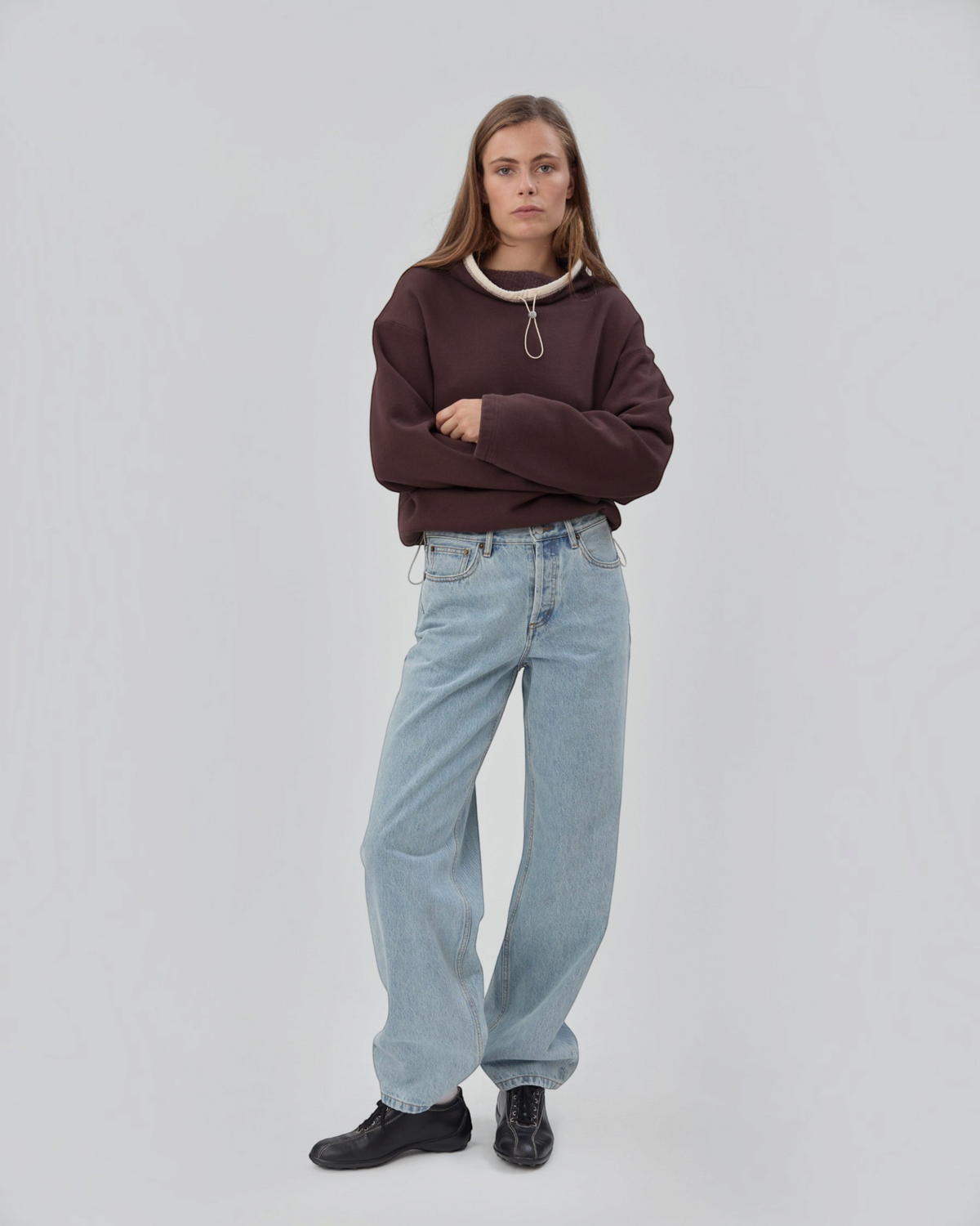Rec Pullover in Chocolate Brown