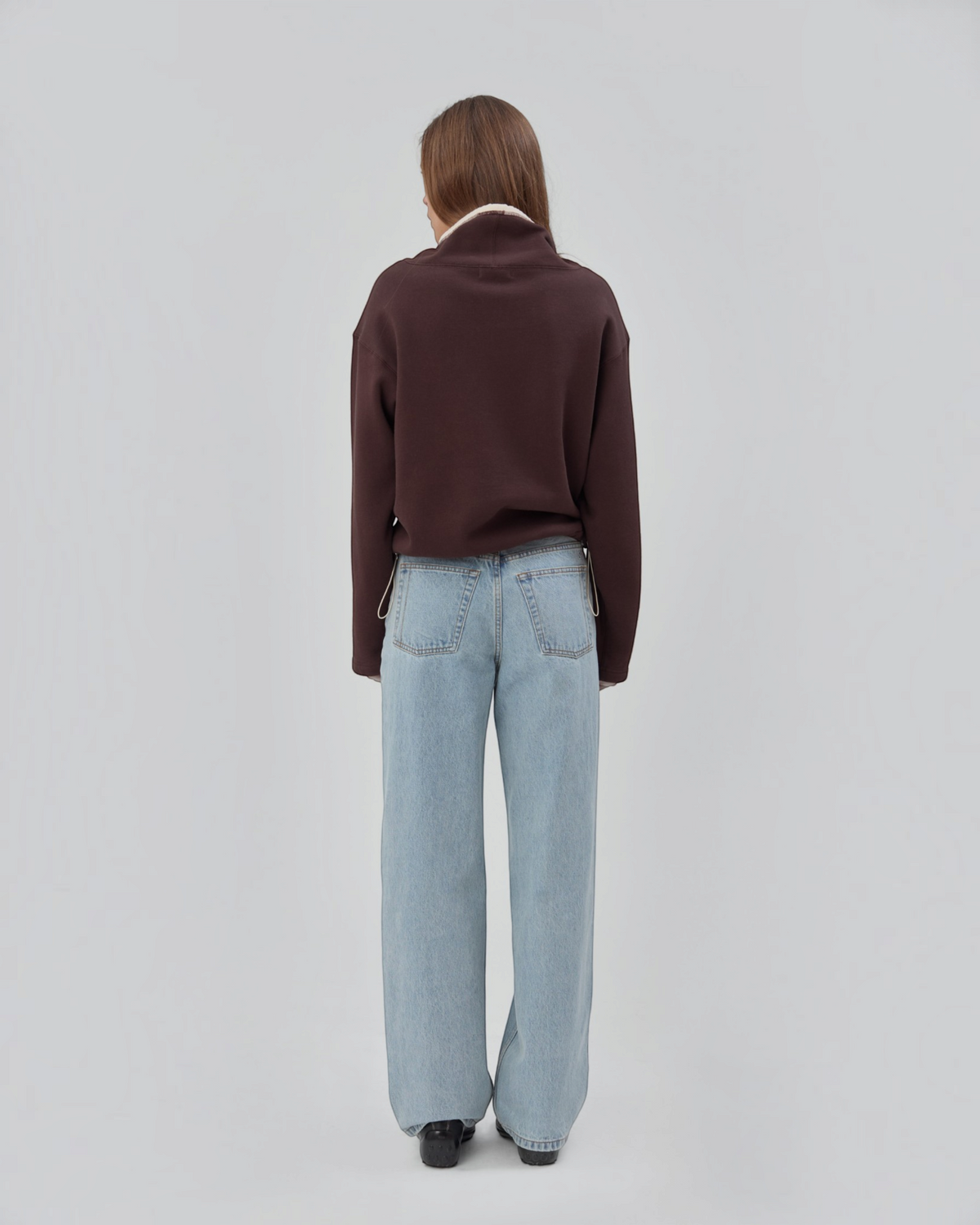 Rec Pullover in Chocolate Brown