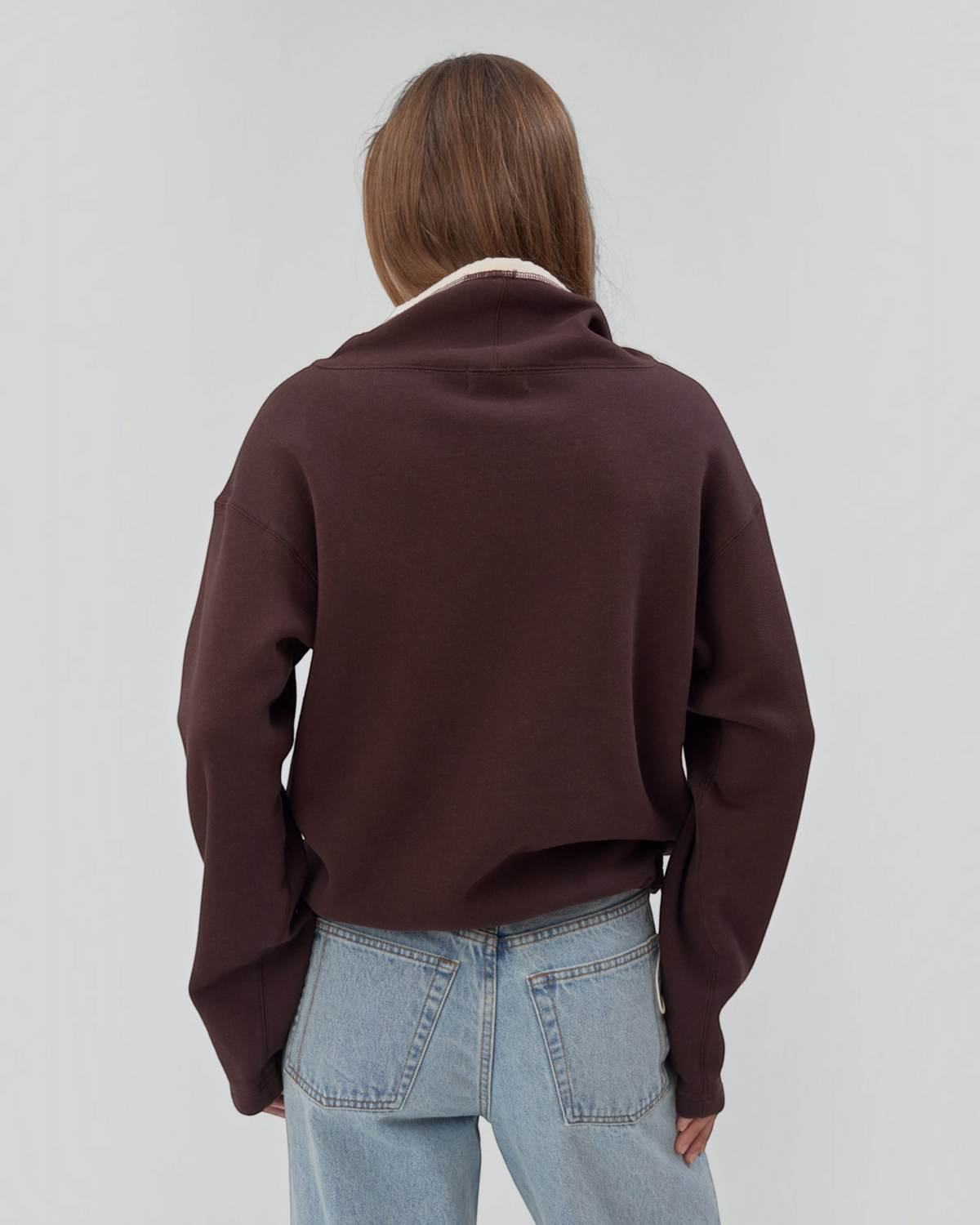 Rec Pullover in Chocolate Brown