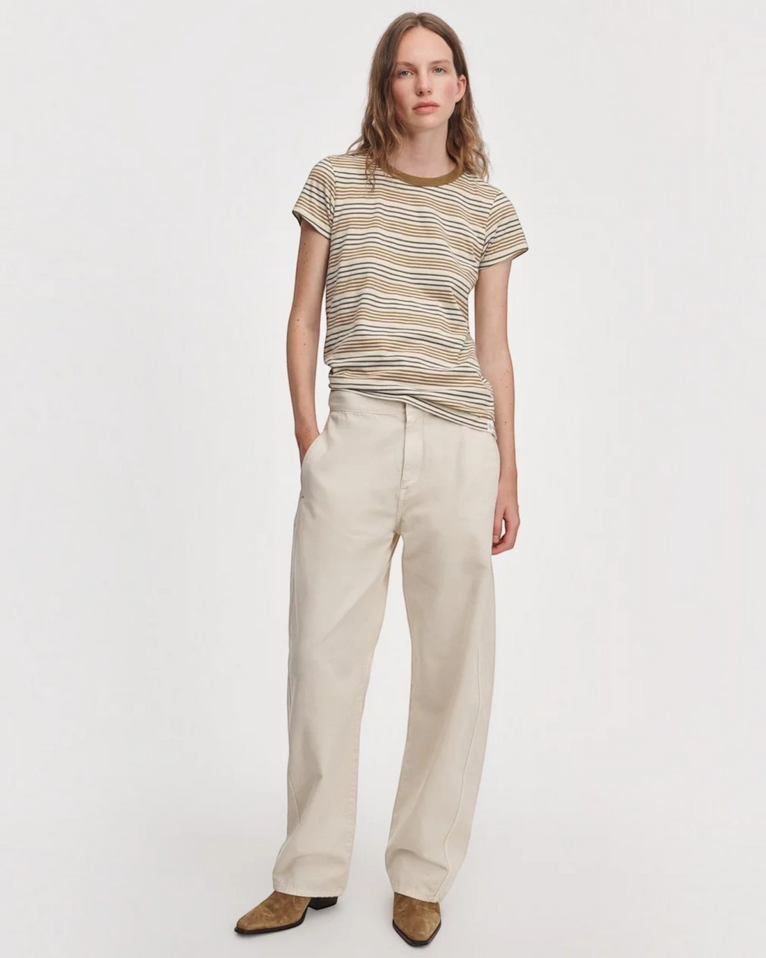 The Slub Stripe Tee