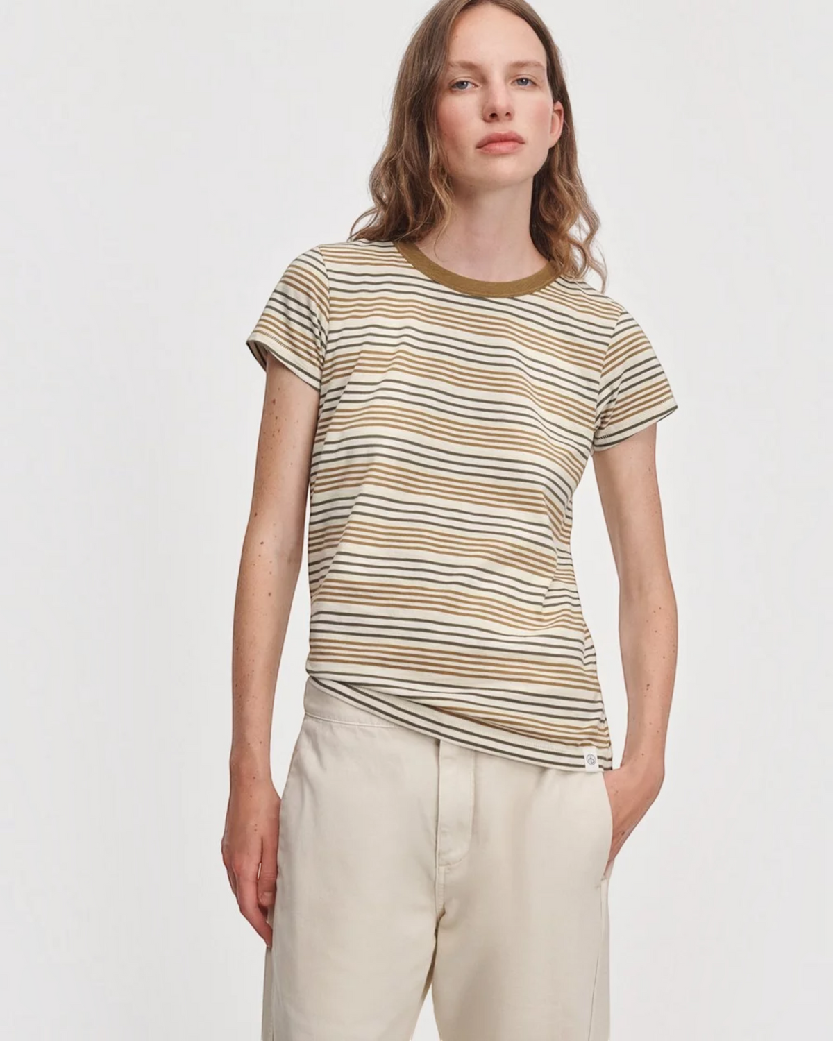 The Slub Stripe Tee