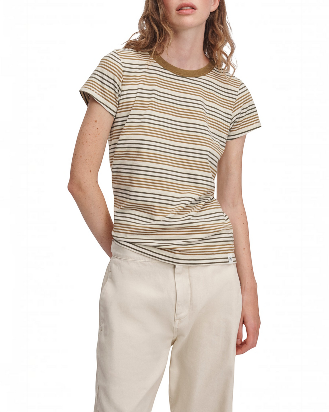 The Slub Stripe Tee
