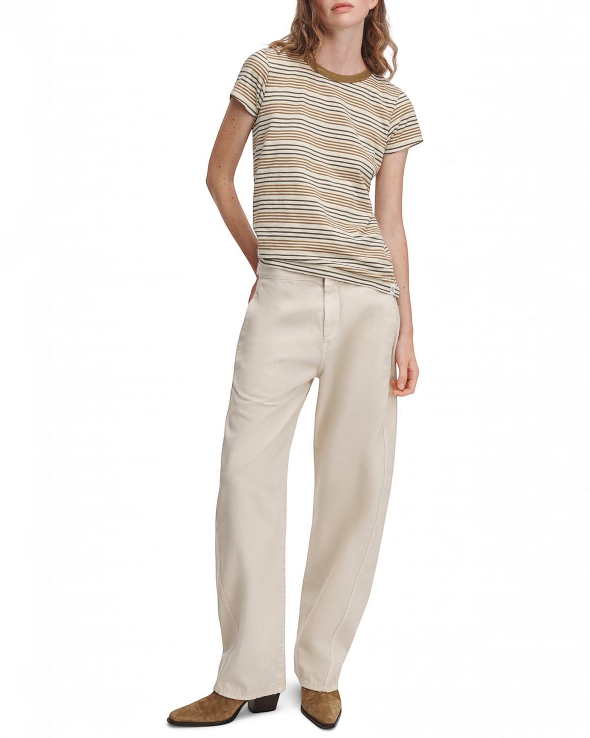 The Slub Stripe Tee