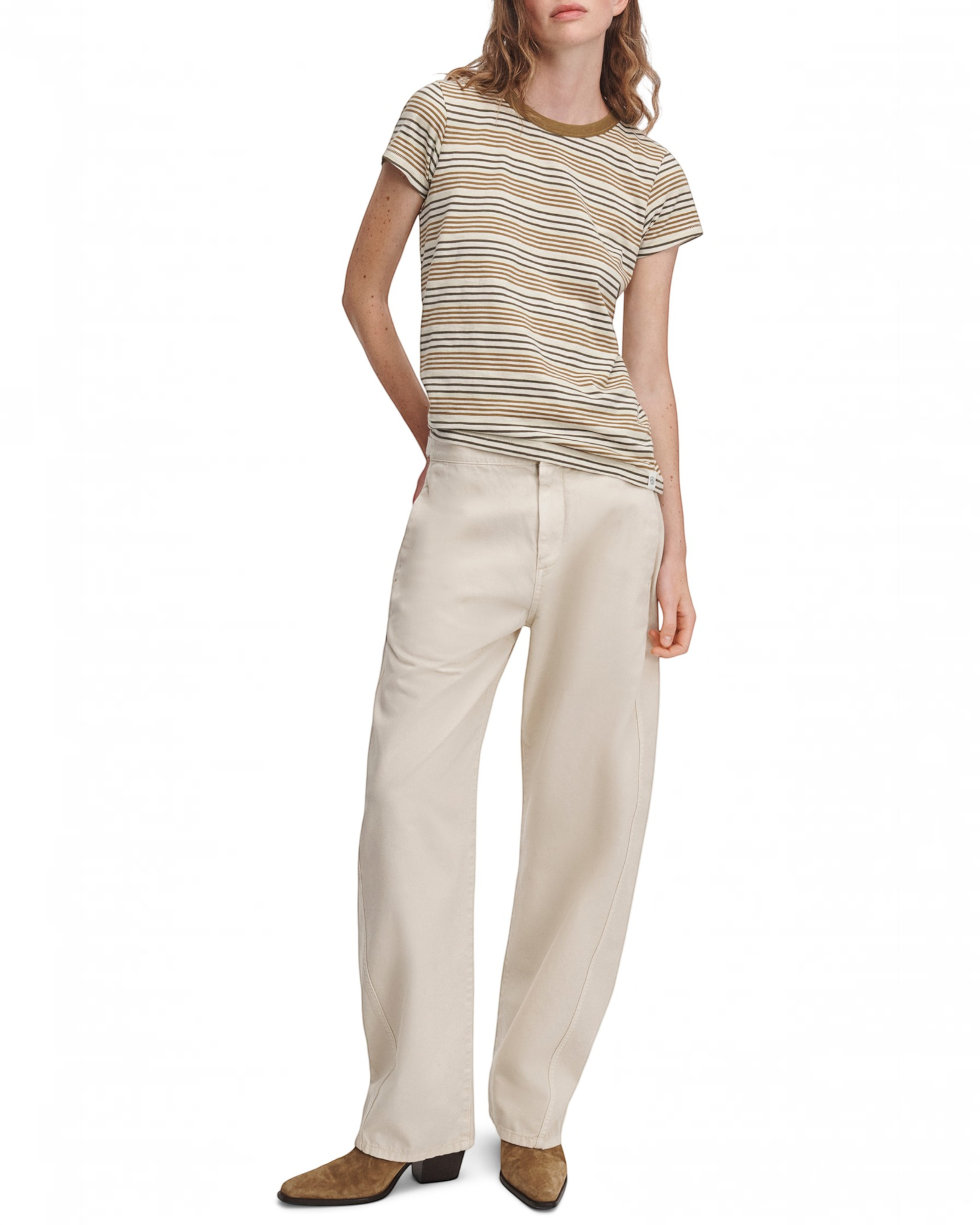 The Slub Stripe Tee