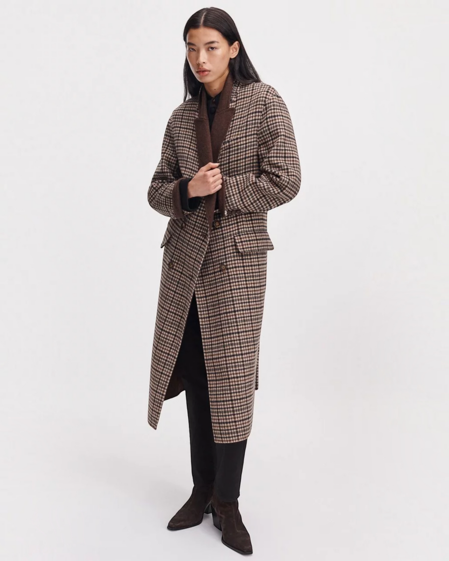 Vasso Plaid Coat