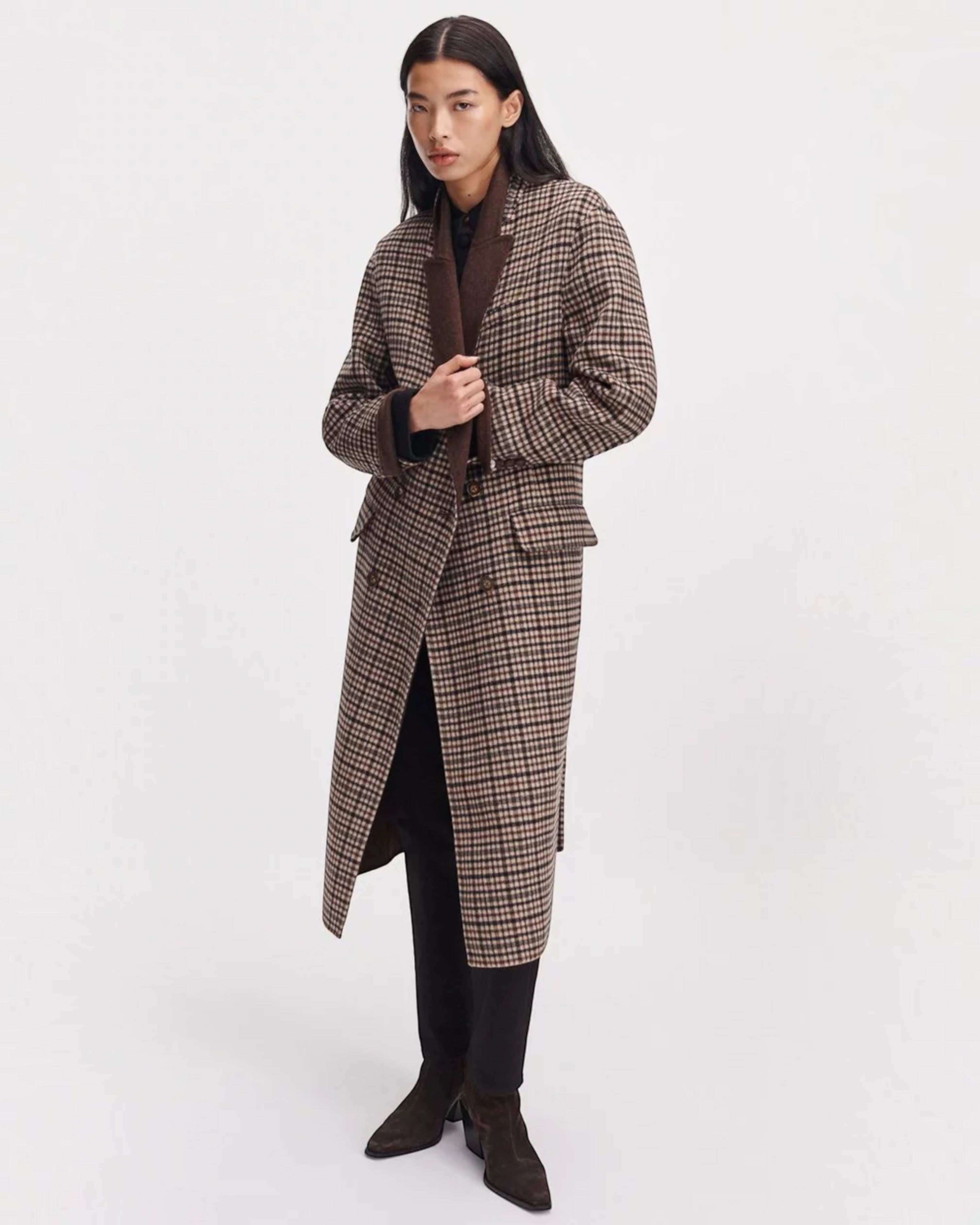 Vasso Plaid Coat